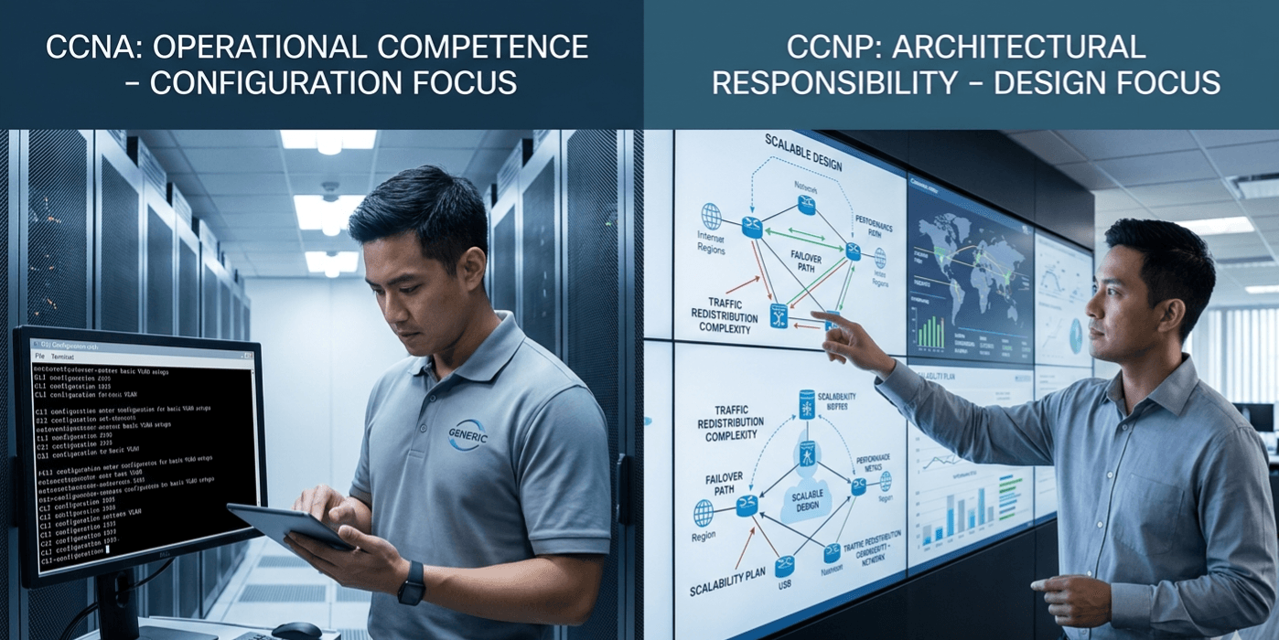 CCNP Is Not Just Advanced CCNA — It Is a Shift in Thinking